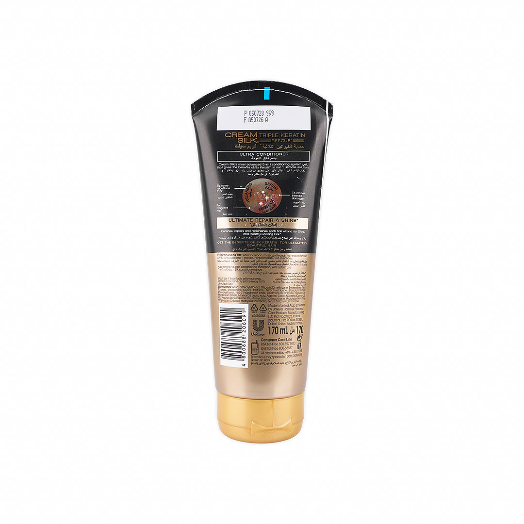 Cream Silk TripleKeratin Ultra Conditioner170ml-Repair&Shine