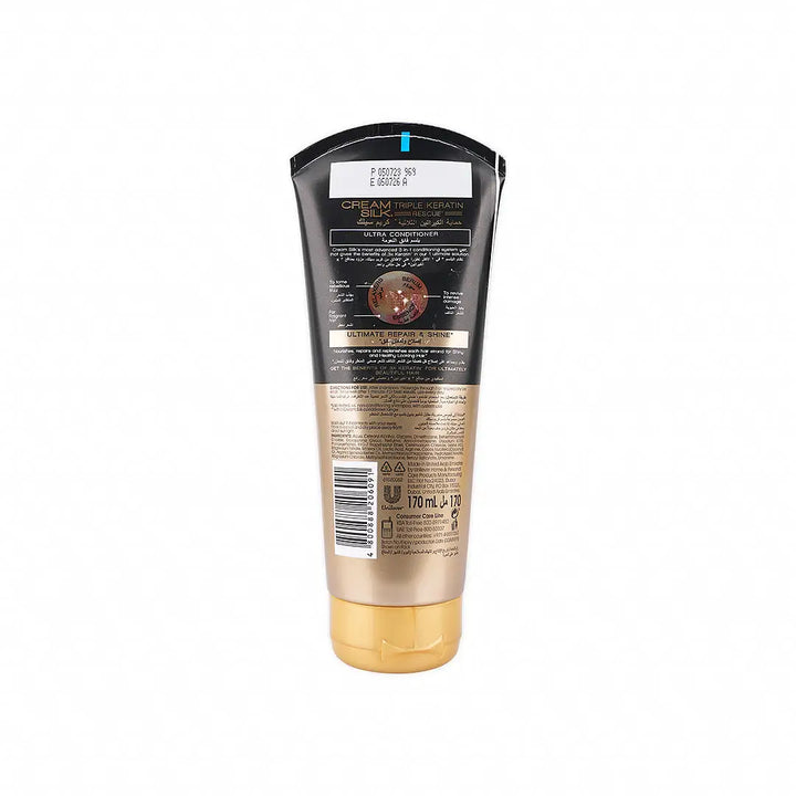 52034-Cream Silk TripleKeratin Ultra Conditioner170ml-Repair&amp;Shine +1
