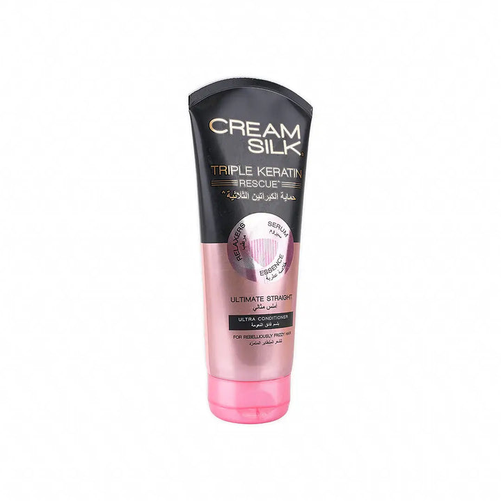 52035-Cream Silk Triple Keratin Ultra Conditioner170ml - Straight +2