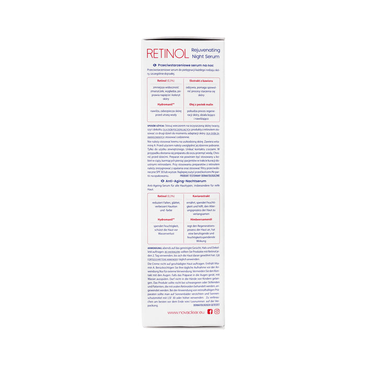 52052-Novaclear Retinol Night Serum 30ml +6