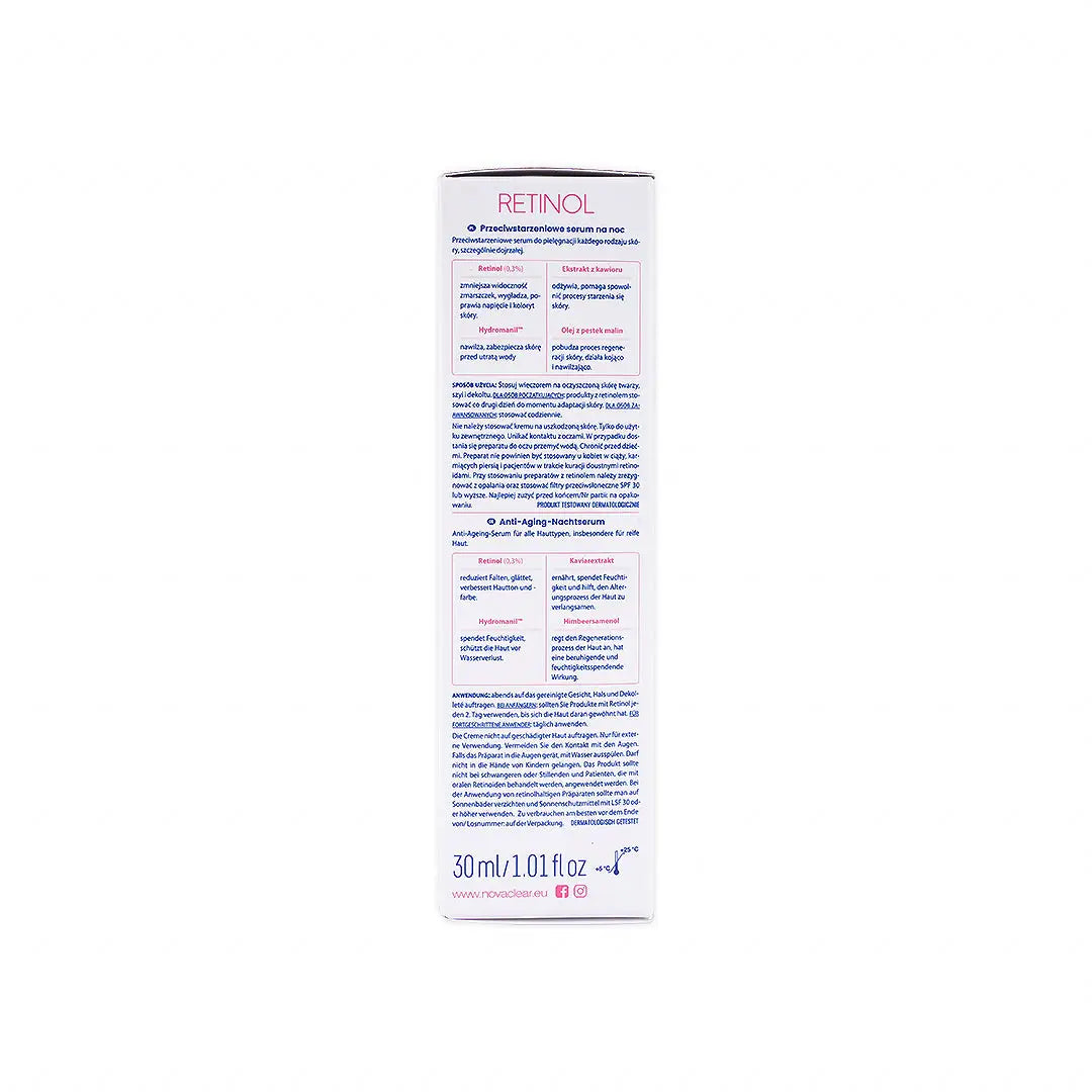 Novaclear Retinol Night Serum 30ml