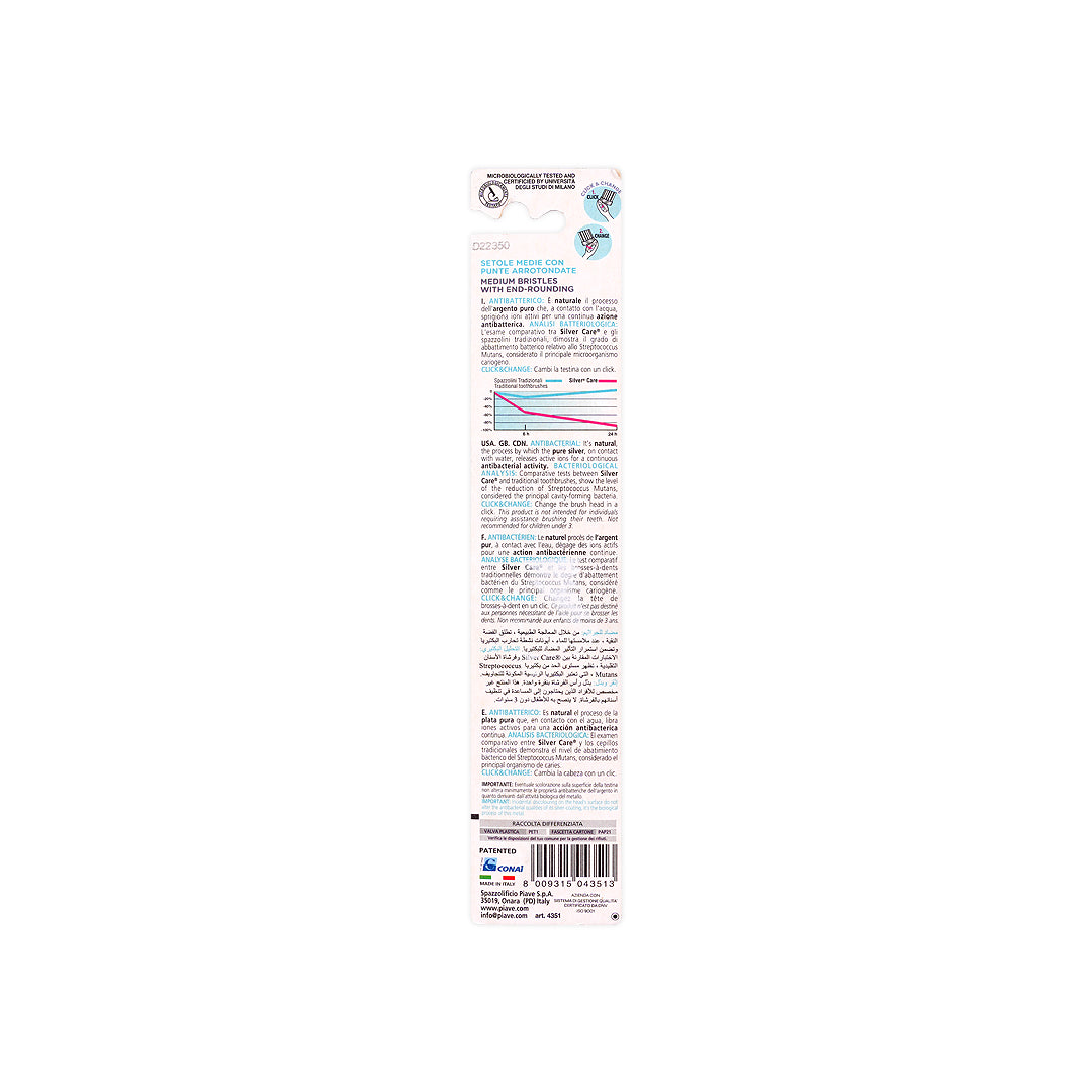 silver care pharma tooth brush medium 4351