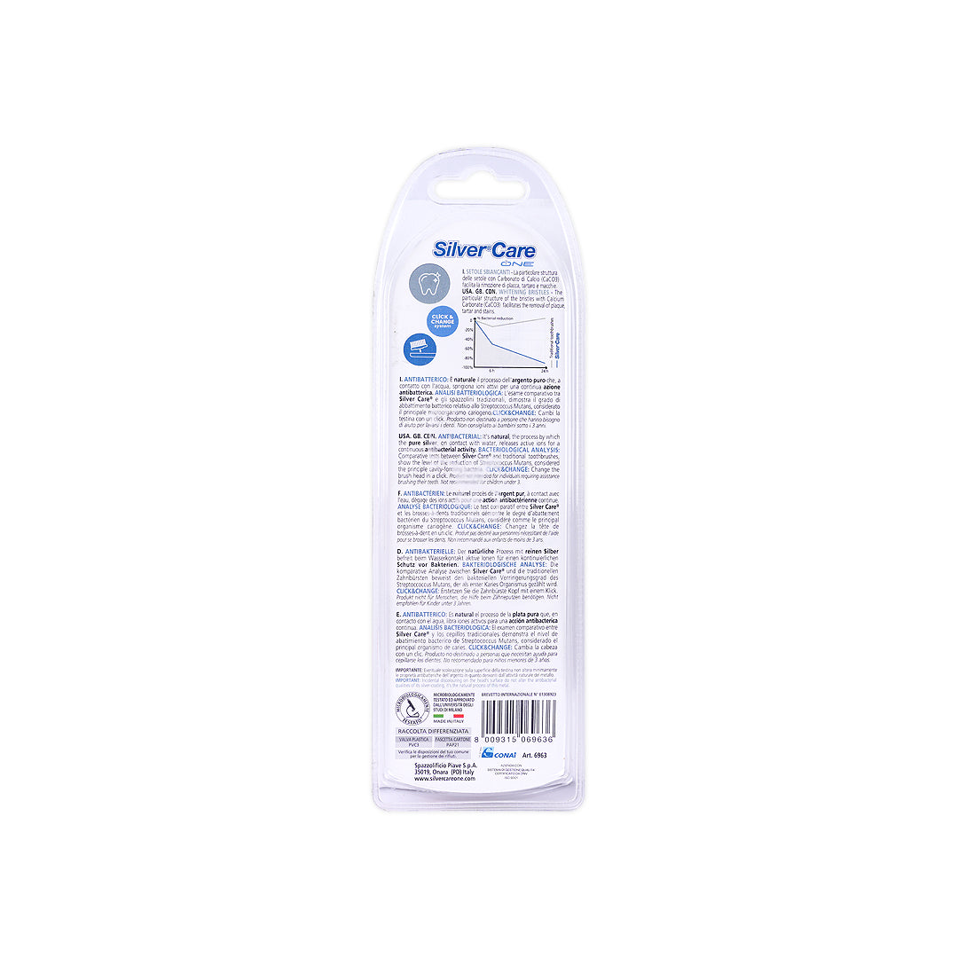 silver care one whitening tooth brush medium 6963