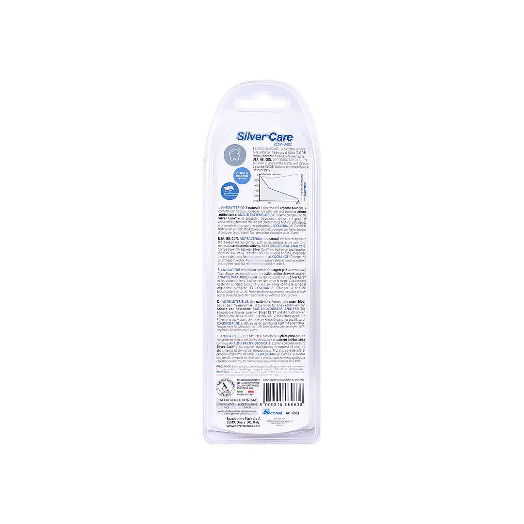 silver care one whitening tooth brush medium 6963