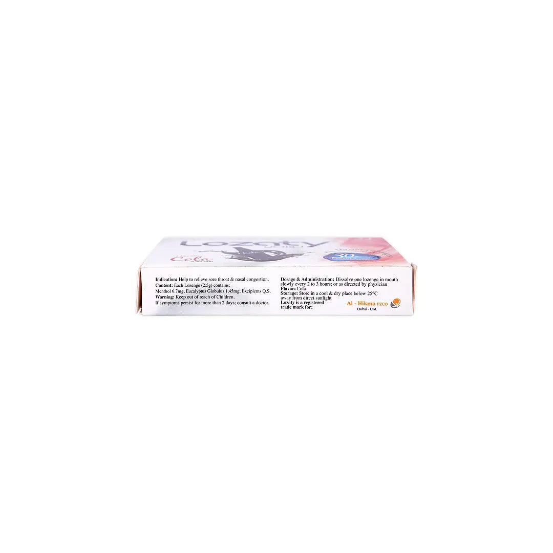Lozaty Throat 24 Lozenges - Cola Flavor