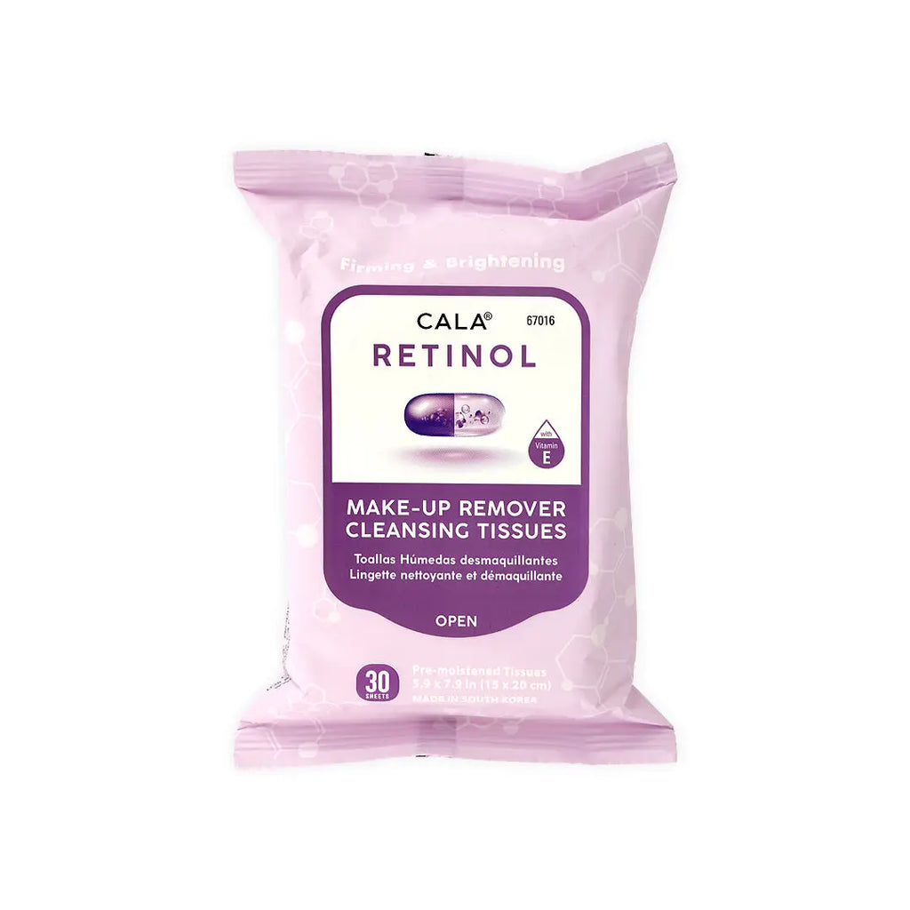 Cala Retinol Makeup Remover Cleansing Tissues 30Pcs-67016