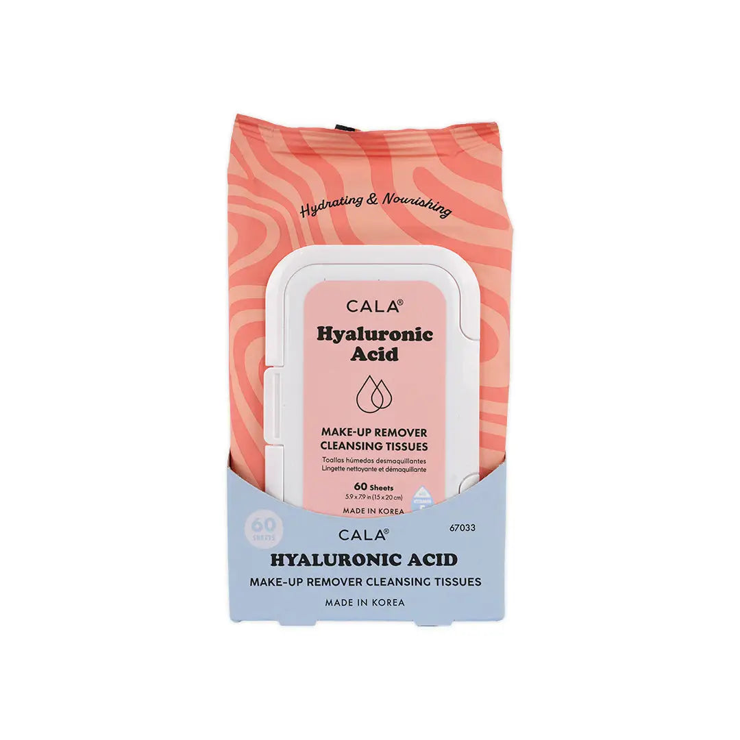 Cala Hyaluronic Acid Makeup Remover Tissues 60Pcs-67033