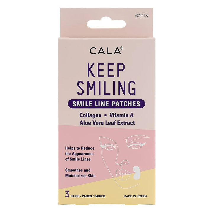 52104-Cala Keep Smiling Smile Line Patches 3Pairs +2