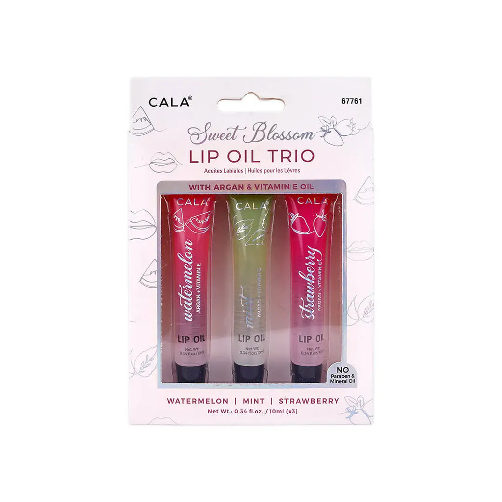 Cala Sweet Blossom Lip Oil Trio 10mlx3