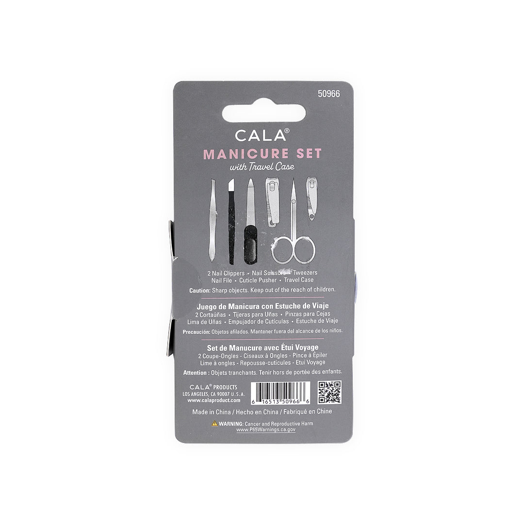 Cala Manicure Set With Travel Case-50966