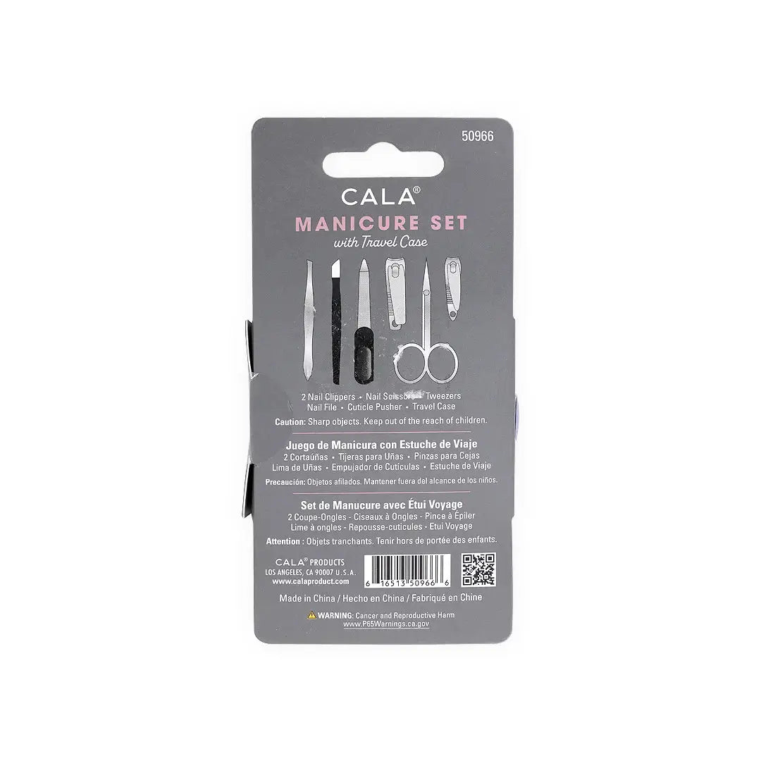 52109-Cala Manicure Set With Travel Case +1