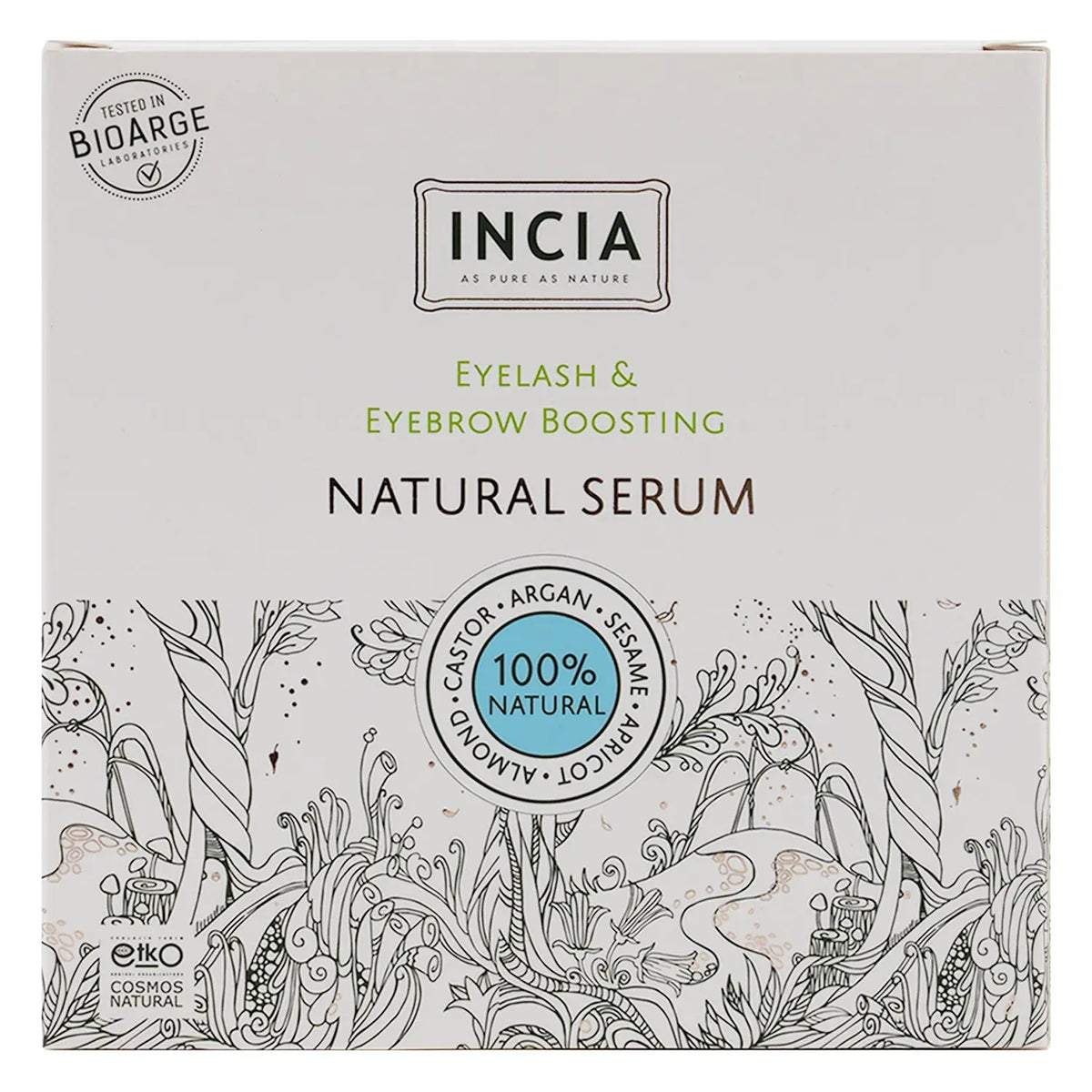 52129-INCIA Eyelash & Eyebrow Natural Serum 10ml