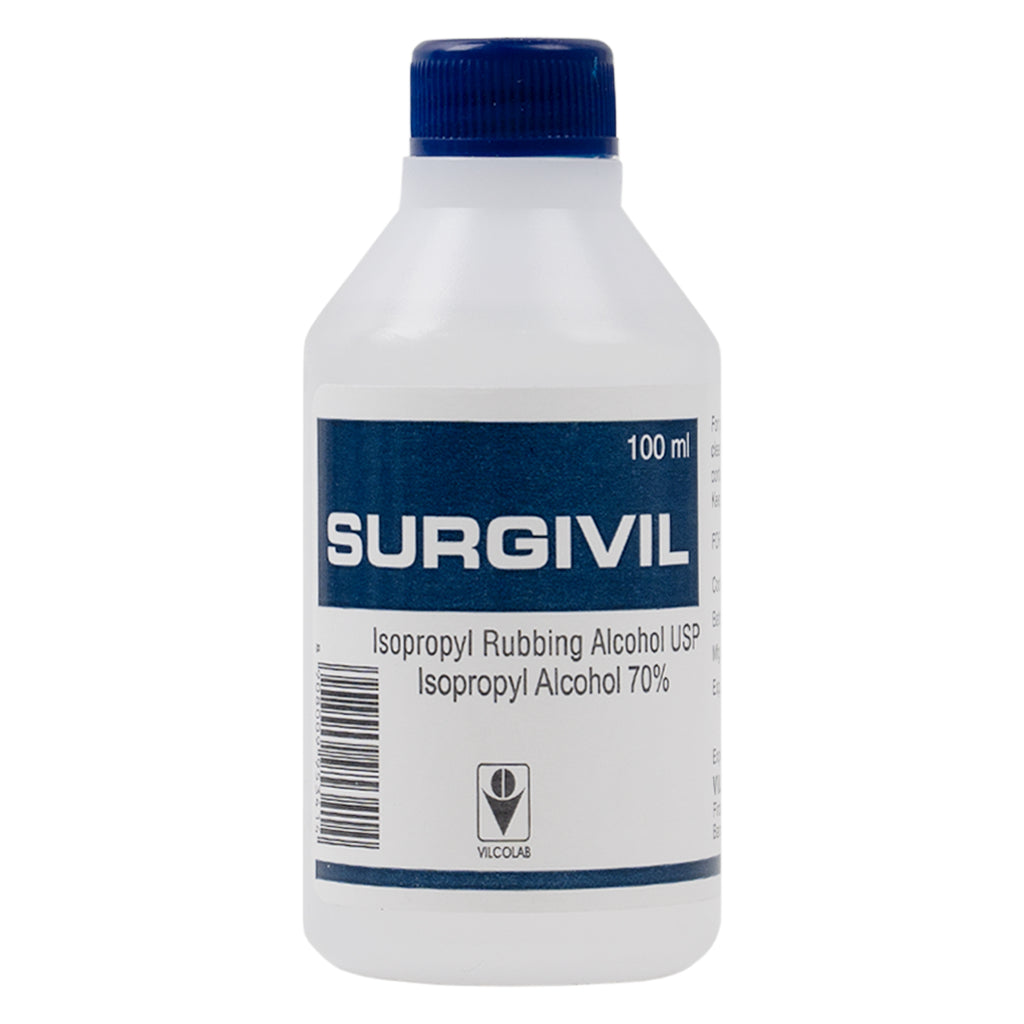 Surgivil Isopropyl Rubbing Alcohol 100ml (Vilcolab)