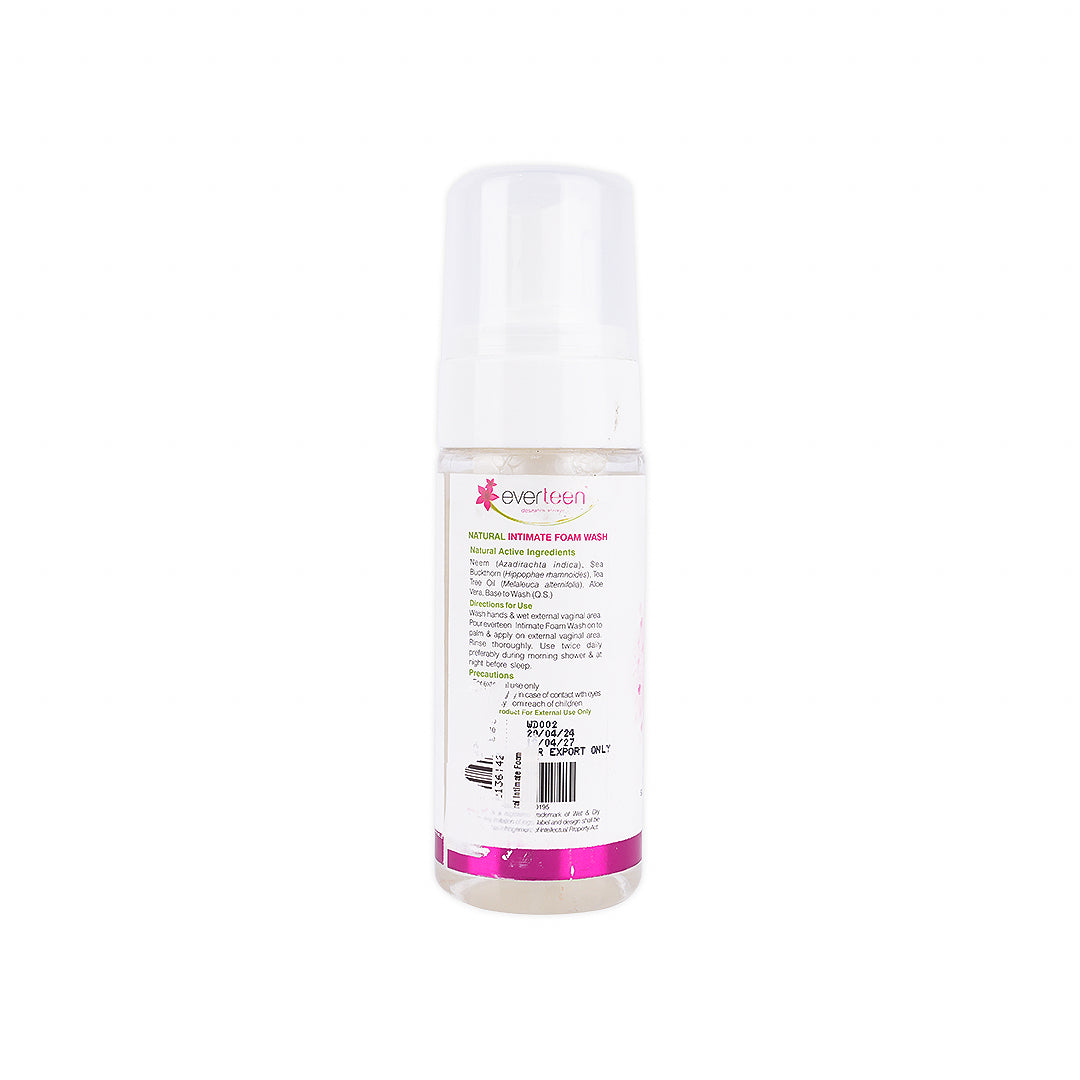Everteen Natural Intimate Foam Wash 150ml