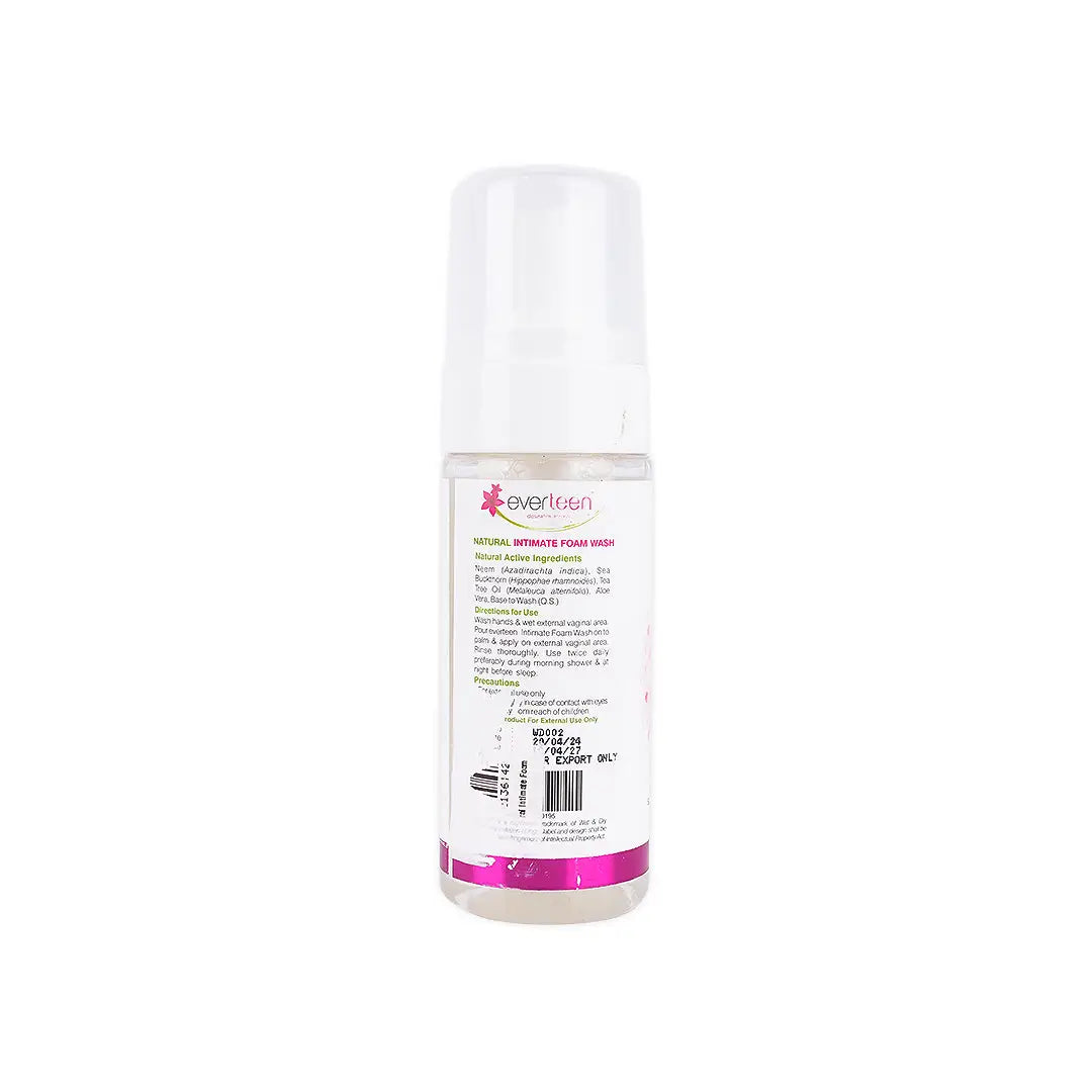 Everteen Natural Intimate Foam Wash 150ml