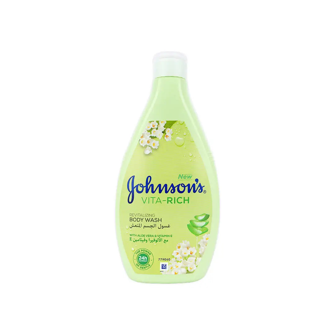 johnson vita rich body wash 400ml aloe vera vitamin e