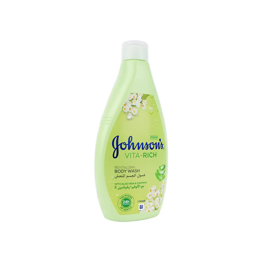 johnson vita rich body wash 400ml aloe vera vitamin e