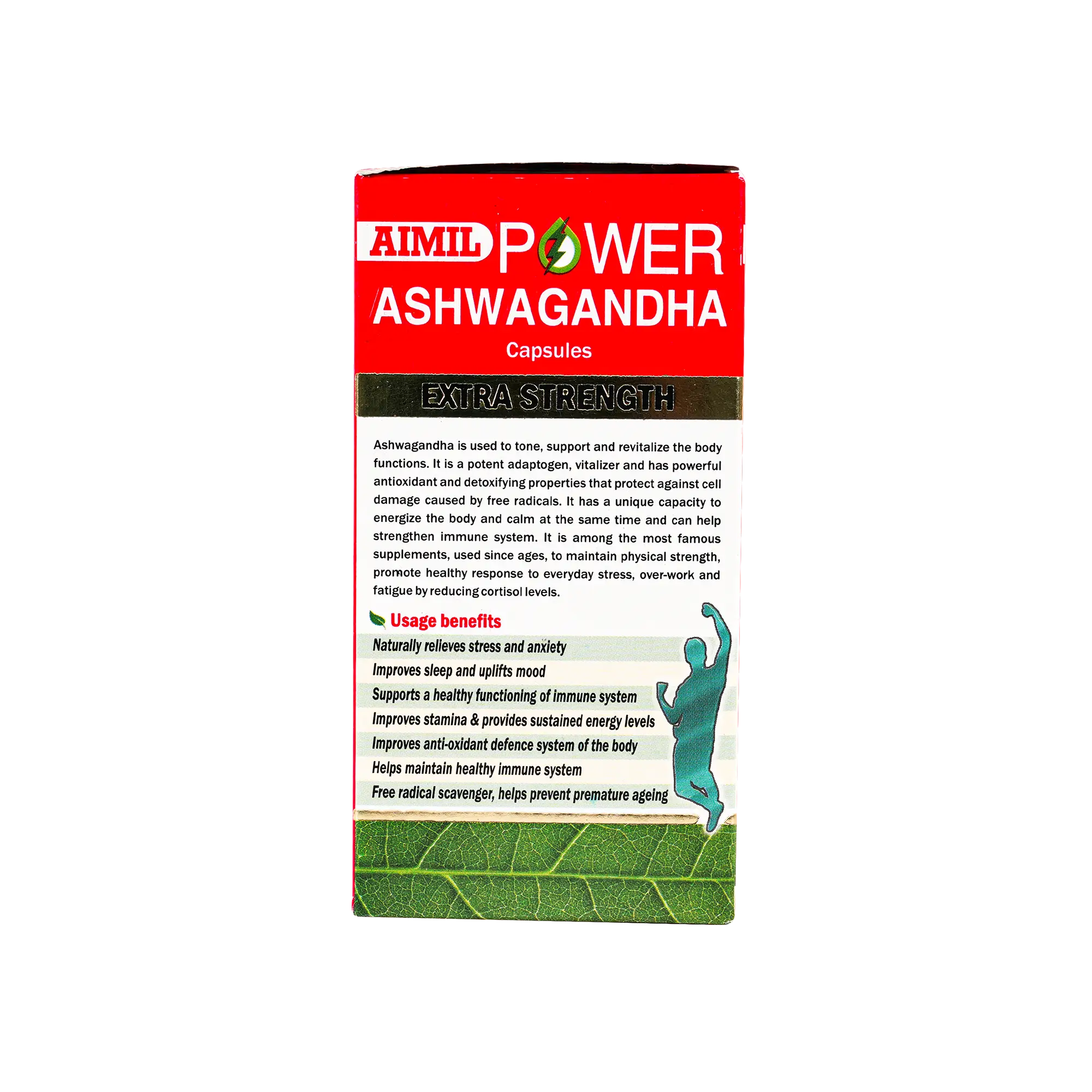 Aimil Power Ashwagandha Extra Strength 60 Capsules