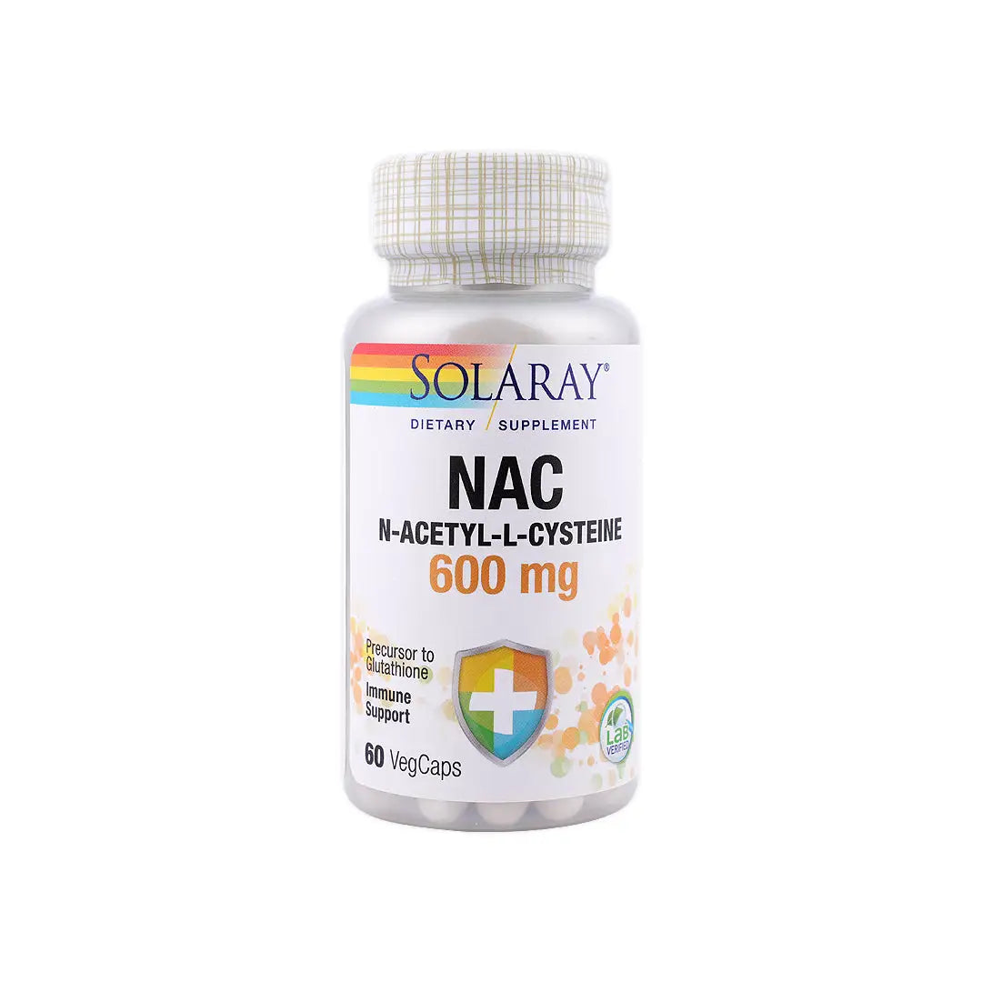52181-Solaray Nac N-Acetyl-L-Cysteine 600mg 60Veg Capsules
