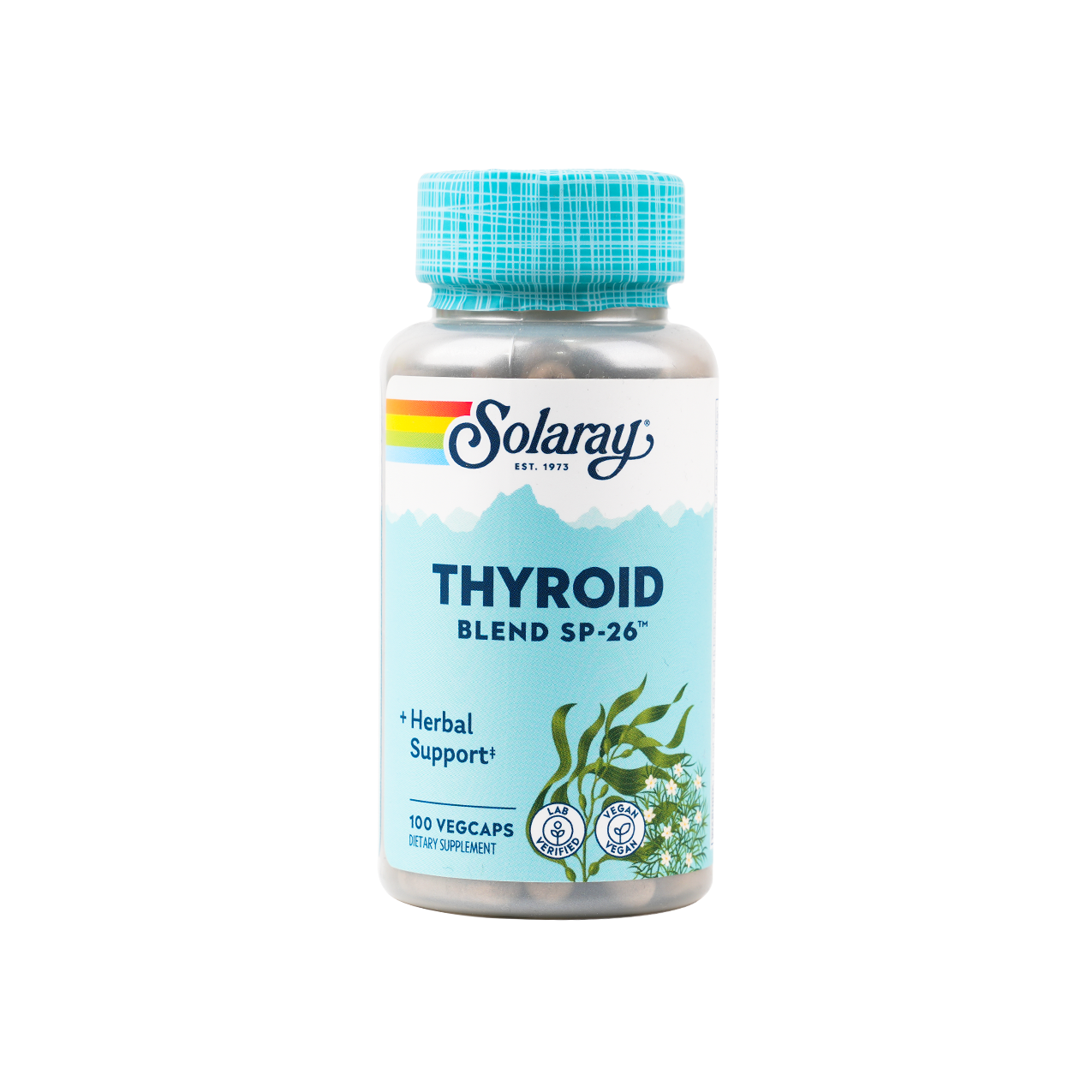 Solaray Thyroid Blend Sp-26 100Veg Capsules