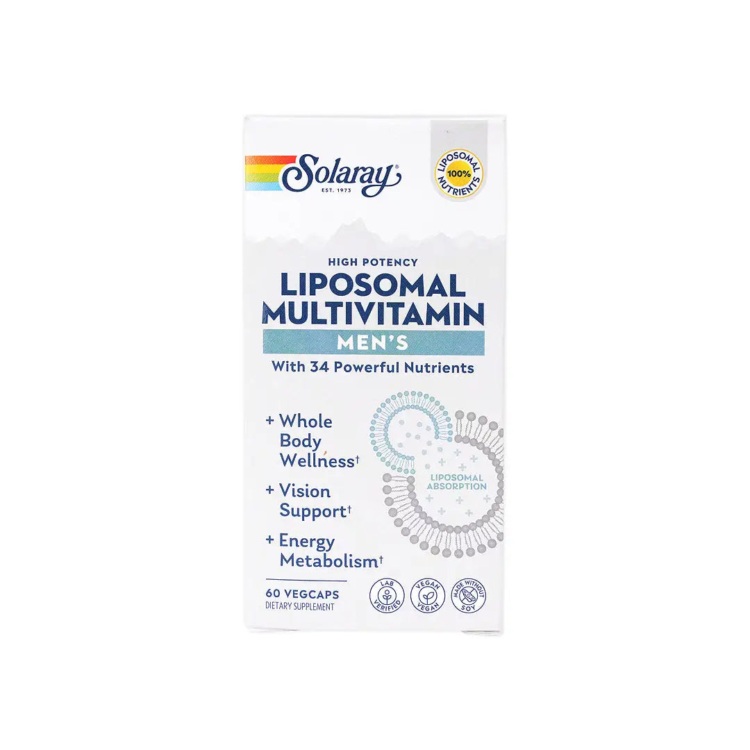 52184-Solaray liposomal MultiVitamin Men's 60 Vegcaps +2