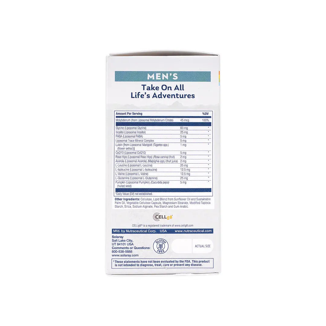 52184-Solaray liposomal MultiVitamin Men's 60 Vegcaps +7