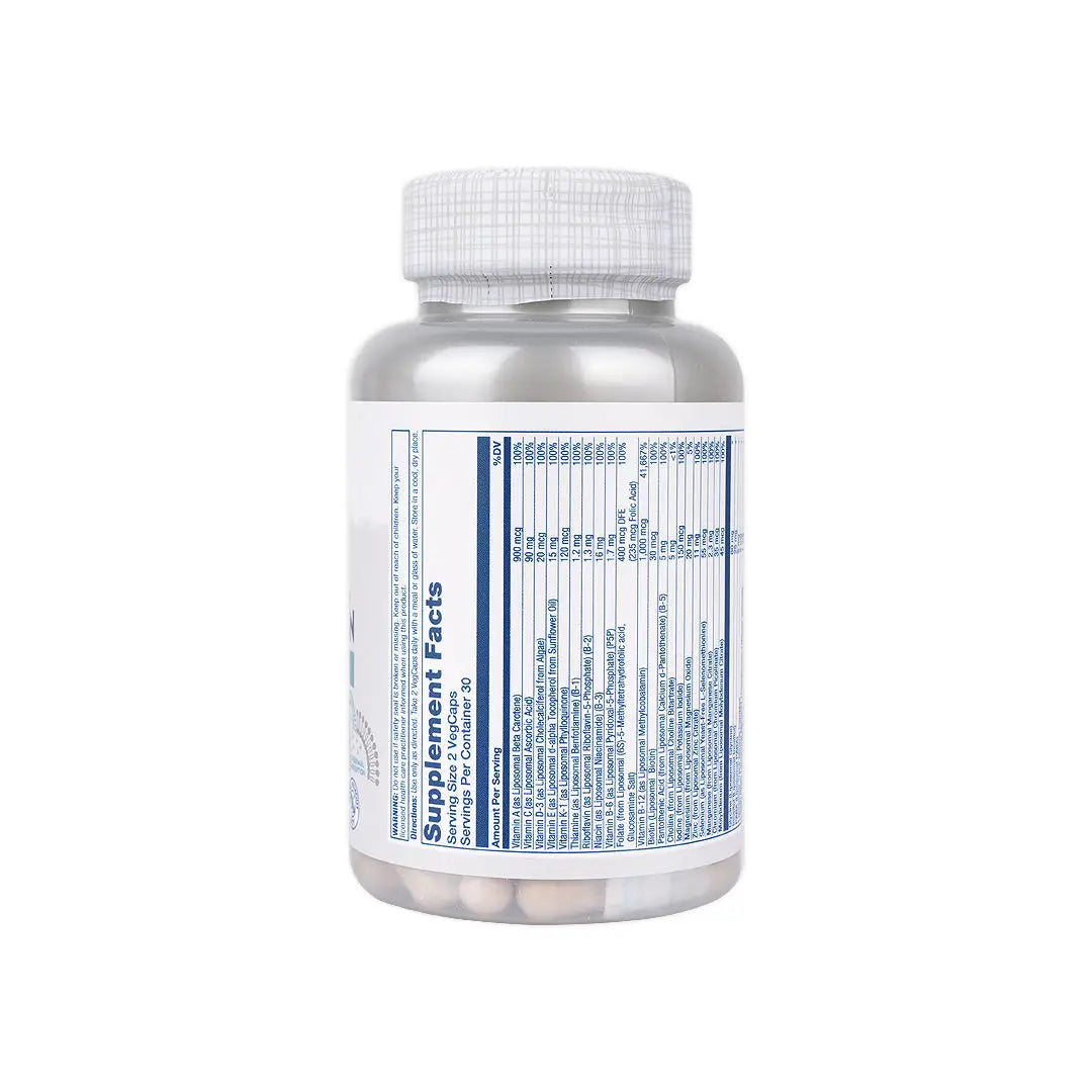 52184-Solaray liposomal MultiVitamin Men's 60 Vegcaps +5
