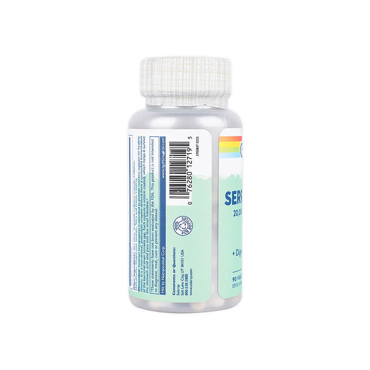 52185-Solaray Serrapeptase 10mg 90VegCaps +1