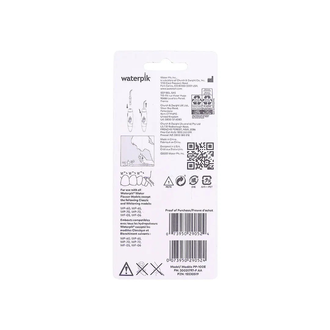 52186-Waterpik Pik Pocket Embouts 2Piks - PP-100E +1