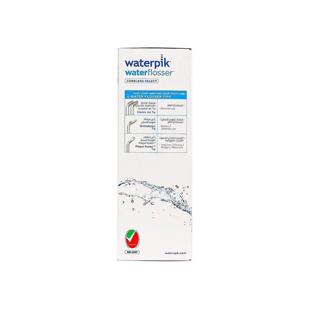 Waterpik Cordless Select Water Flosser White-WF 10ME010