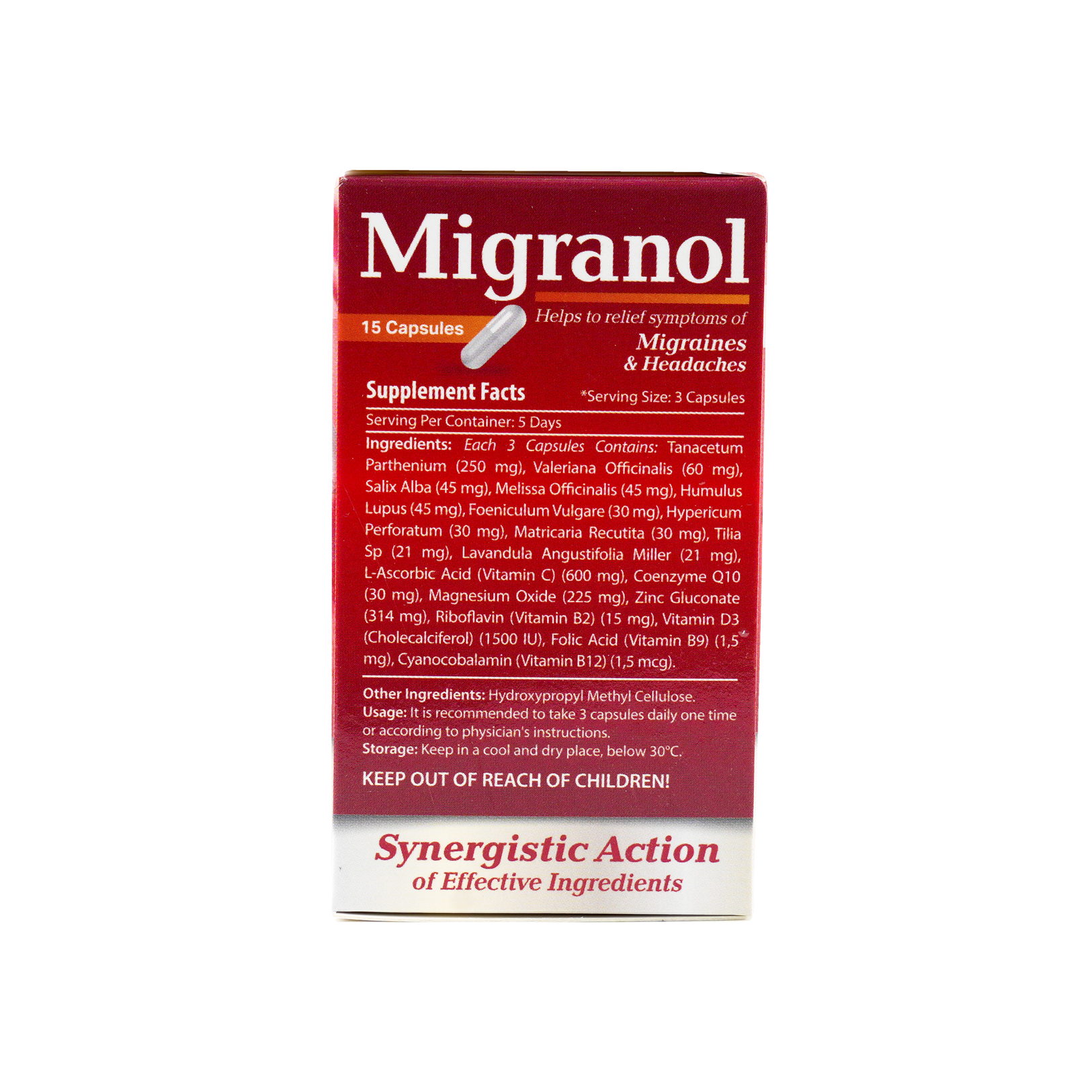 Protem Pharma Migranol 15 Capsules