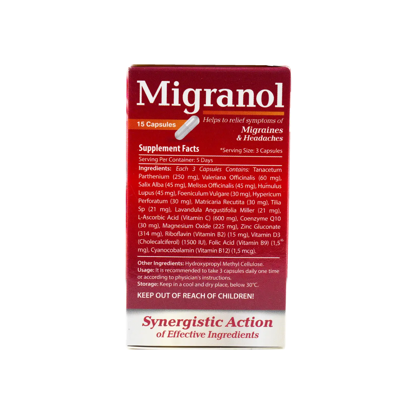 Protem Pharma Migranol 15 Capsules