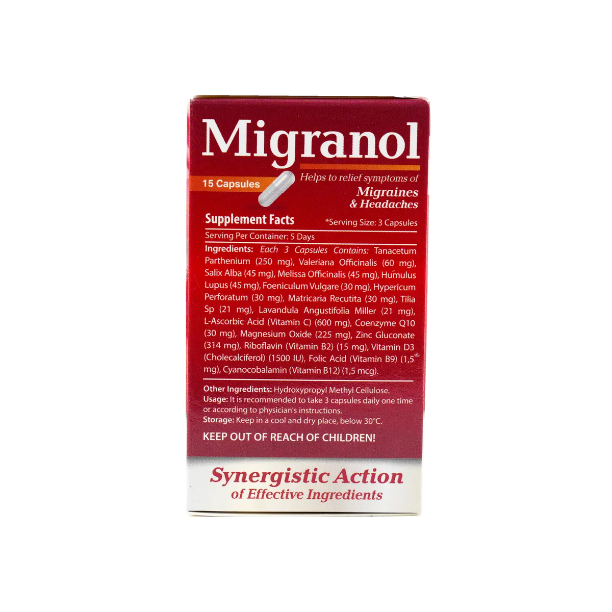 52203-Protem Pharma Migranol 15 Capsules +1