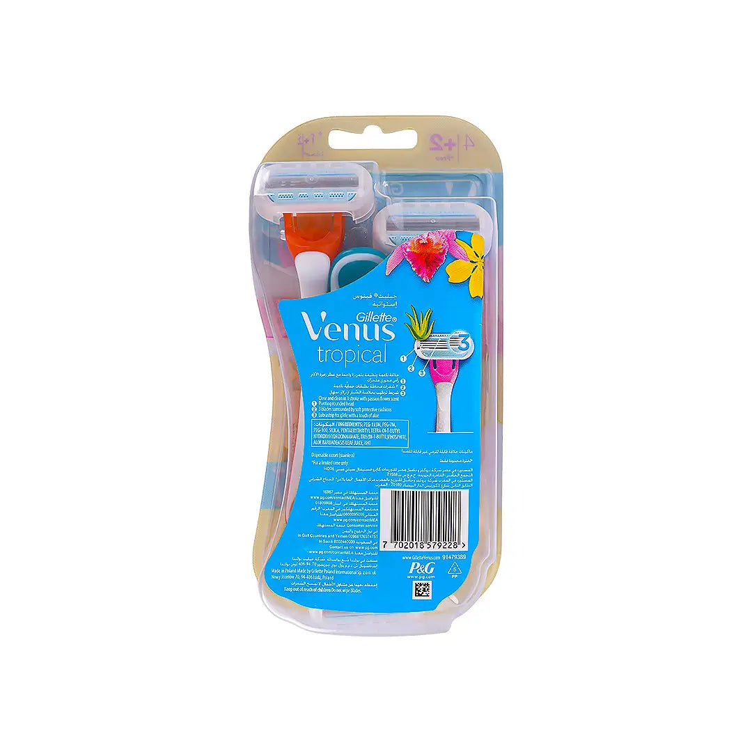 52211-Gillette Venus Tropical 4+2Pcs +1
