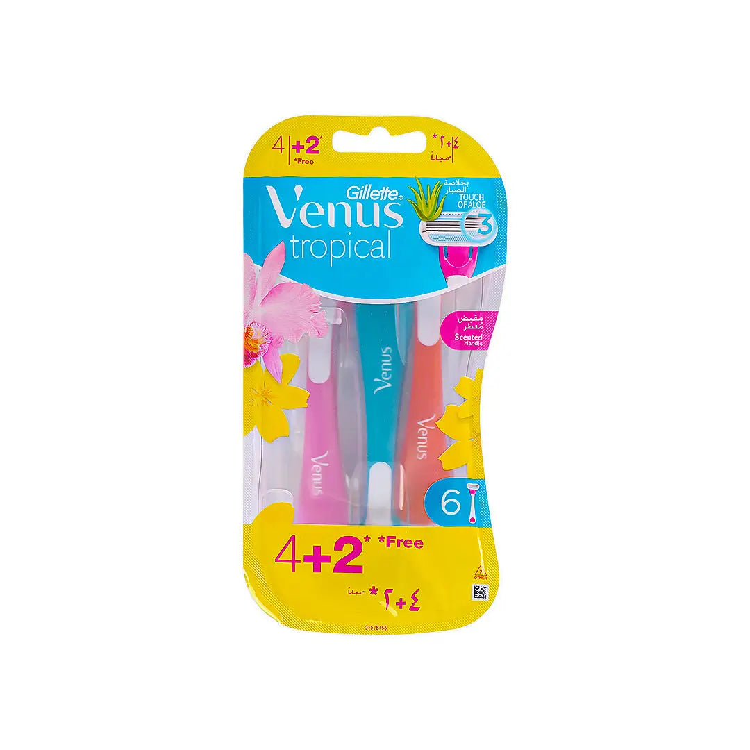 52211-Gillette Venus Tropical 4+2Pcs