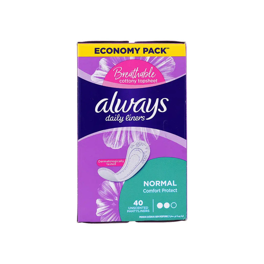 Always Daily Liners Normal 40 pcs