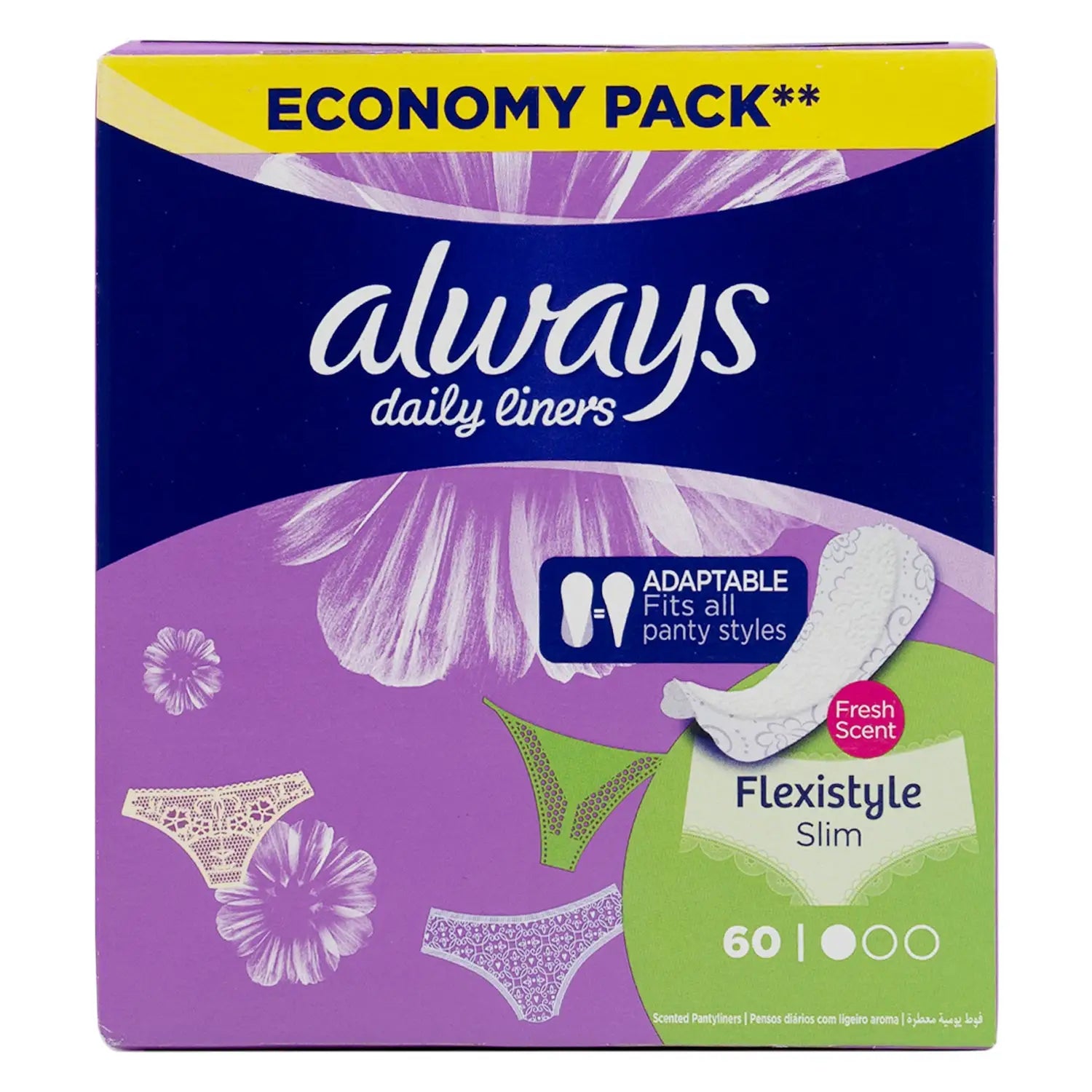 Always Daily Liners Flexistyle Slim 60pcs-2670