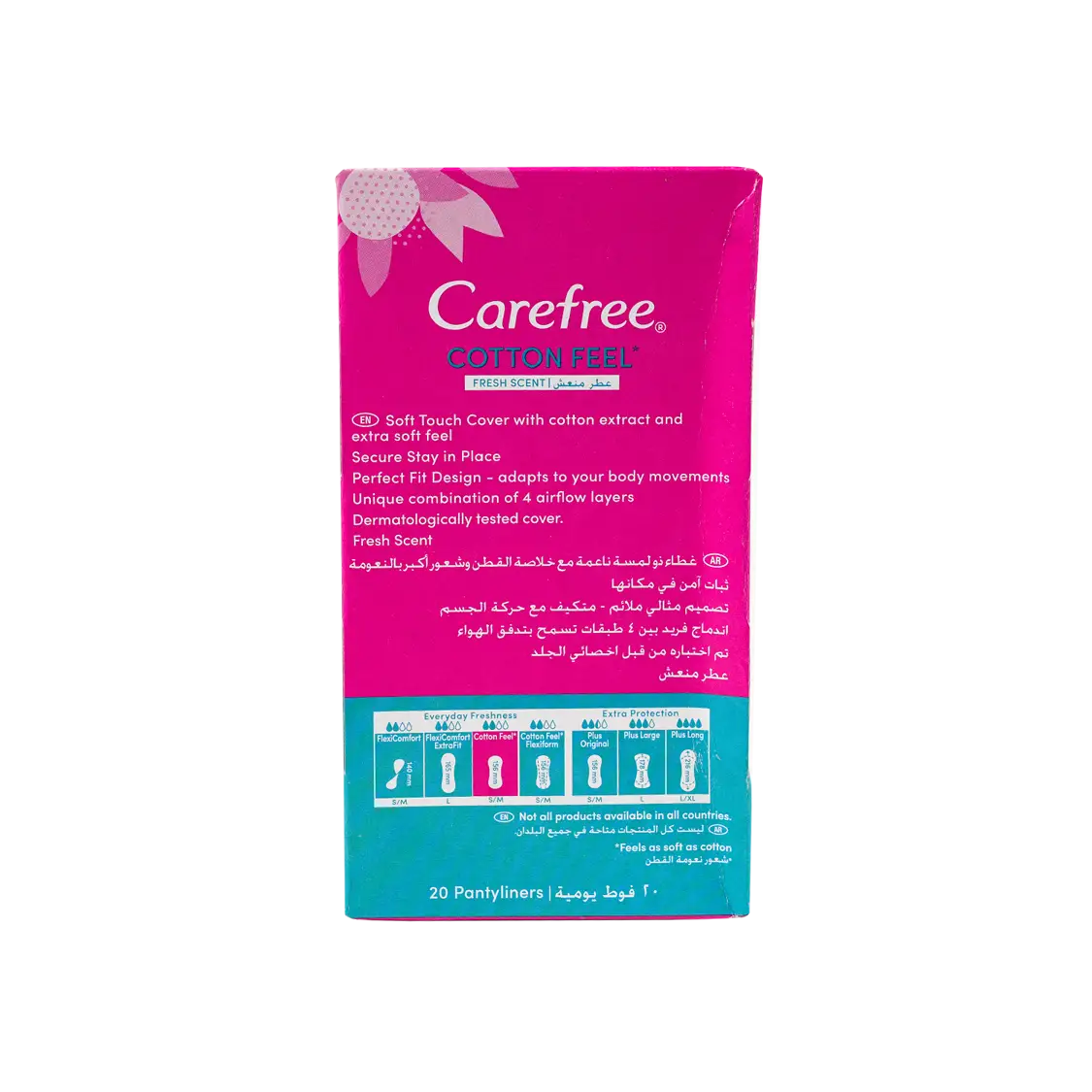 Carefree Cotton Feel 20Pcs-Fresh Scent