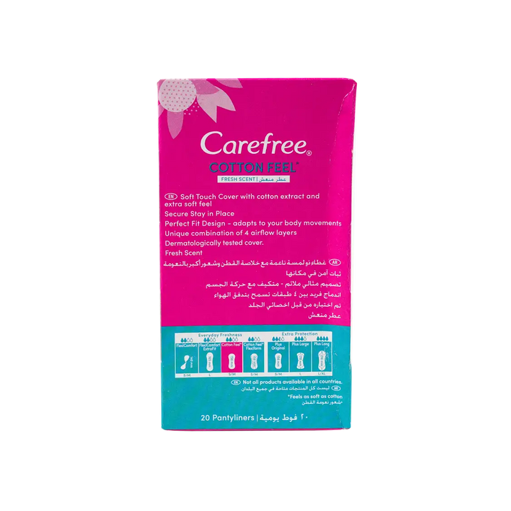 52221-Carefree Cotton Feel 20Pcs-Fresh Scent +1