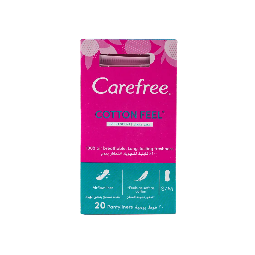 Carefree Cotton Feel 20Pcs-Fresh Scent