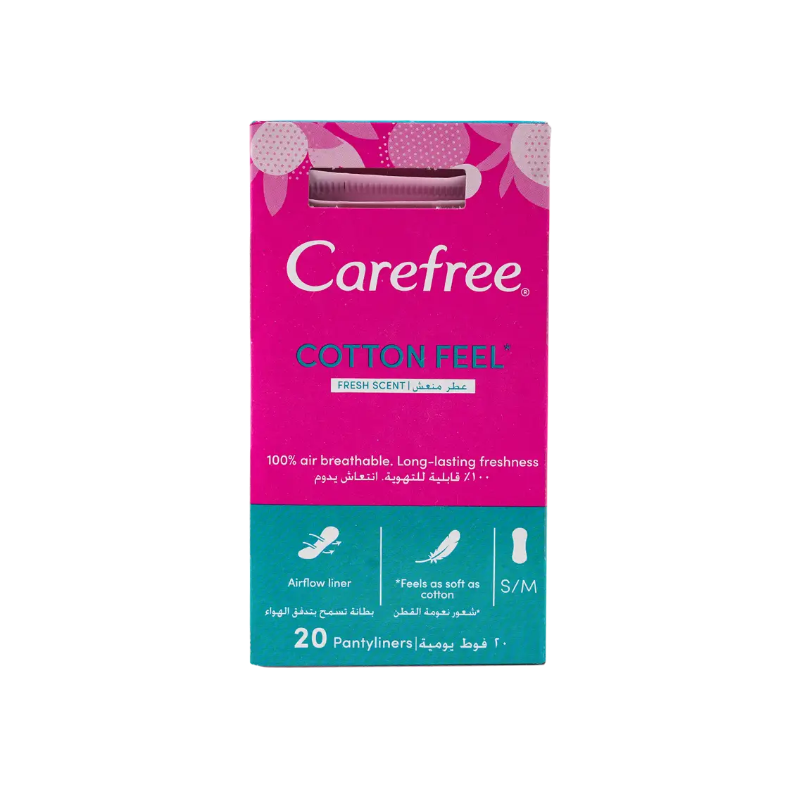 52221-Carefree Cotton Feel 20Pcs-Fresh Scent