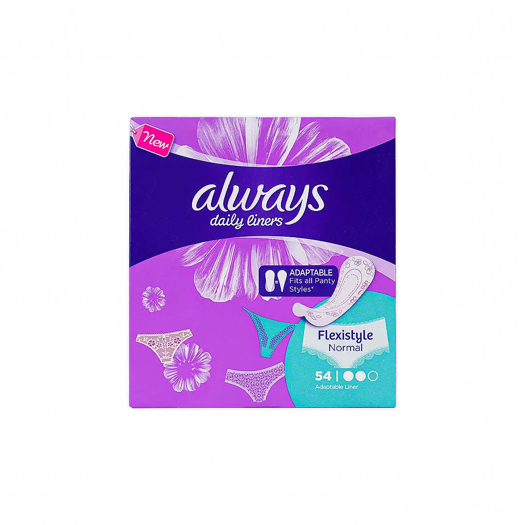 52225-Always Daily Liners Flexistyle Normal 54 Pcs