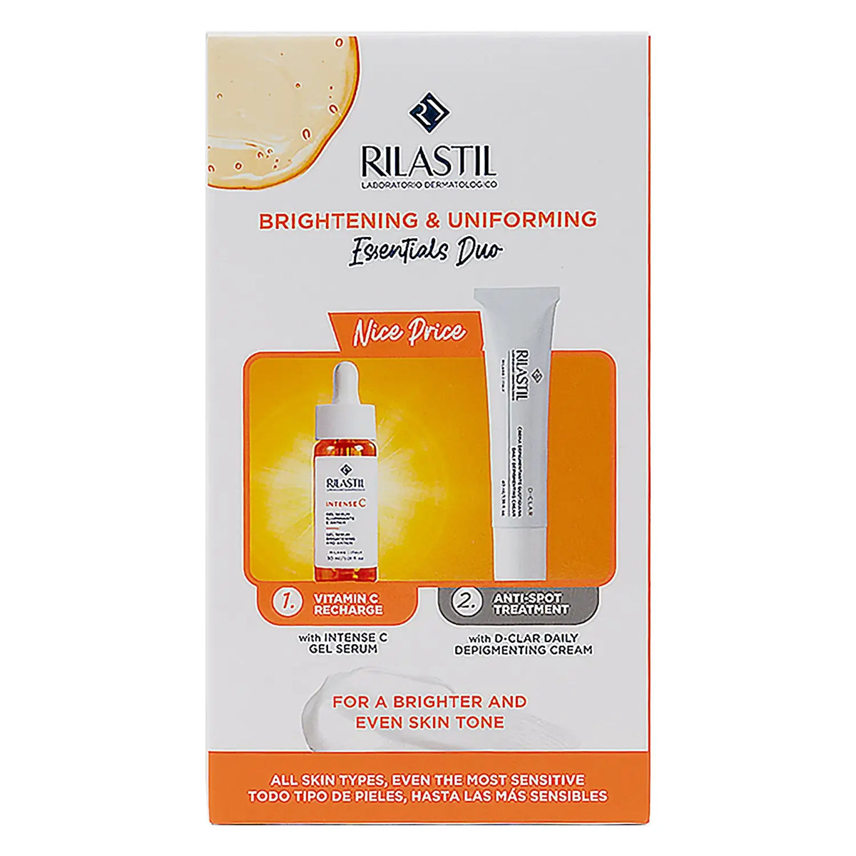 52227-Rilastil Intense C Serum 30ml+ D-Clar Dark Spot Cream 40ml