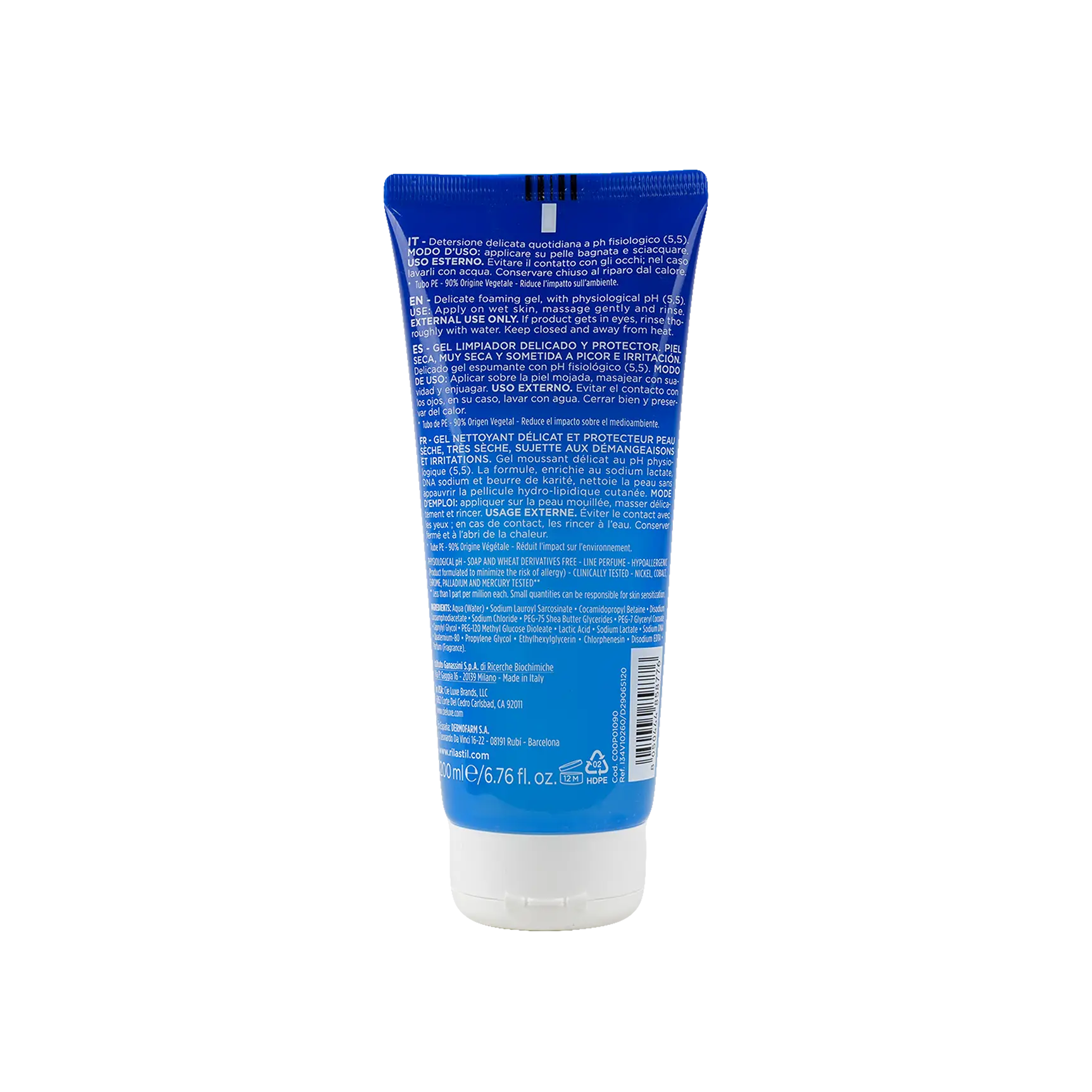 Rilastil Xerolact Cleansing Gel 200ml 1+1 Offer
