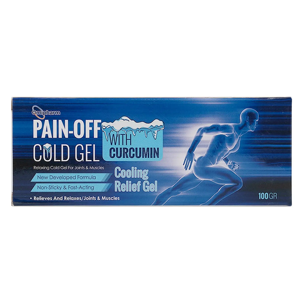 Omipharm Pain-Off Cold Gel With Curcumin 100gr