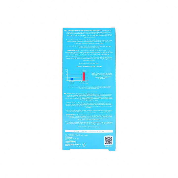 52353-Dermedic Capilarte Shampoo Treatment hair Growth 300ml +6