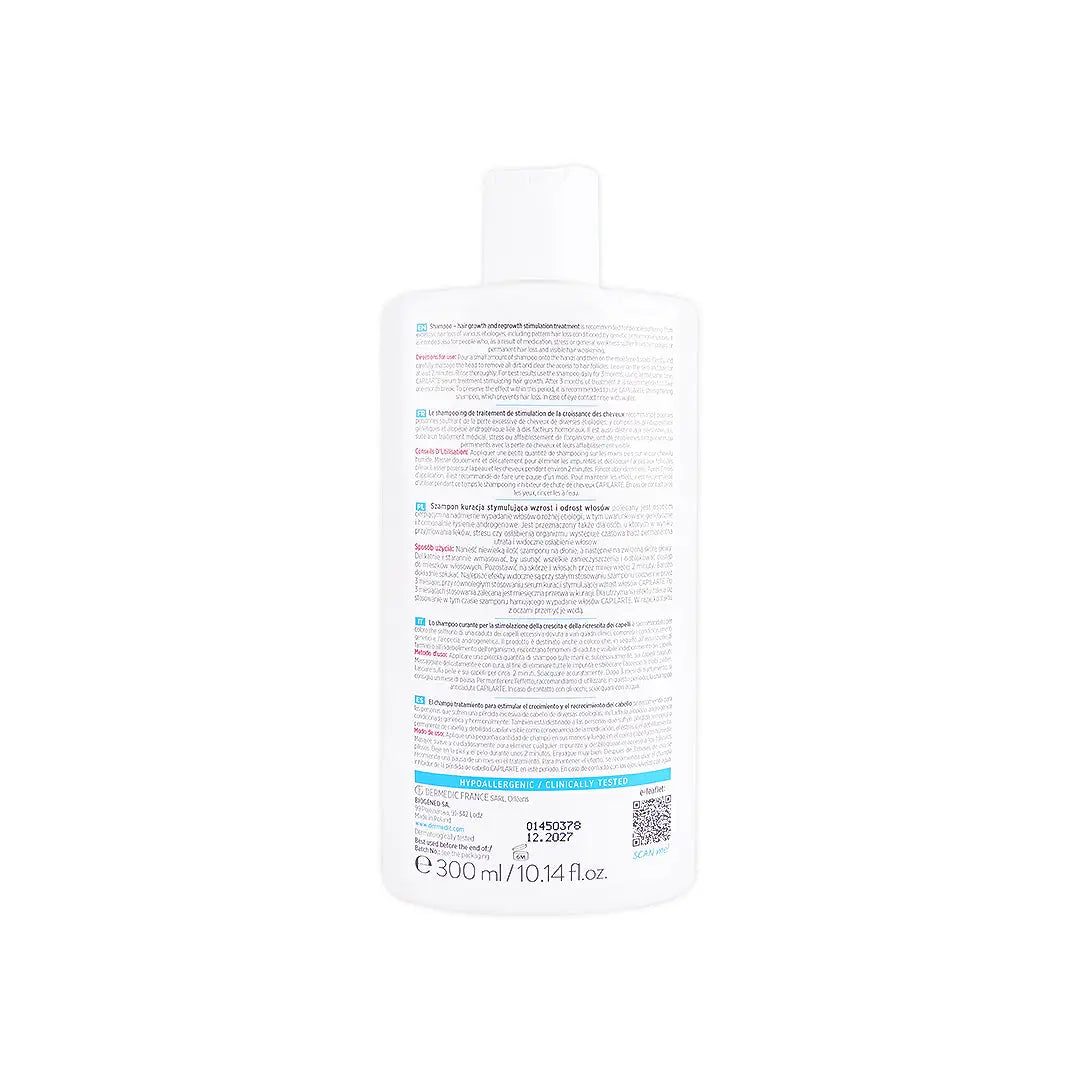 dermedic capilarte shampoo treatment hair growth 300ml