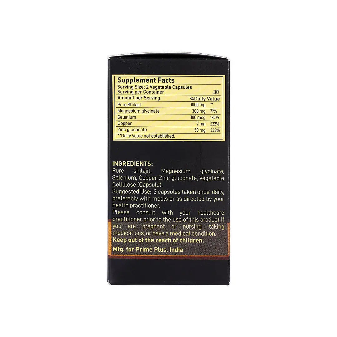 52385-Shilajit Plus 60 Veg Capsules +5
