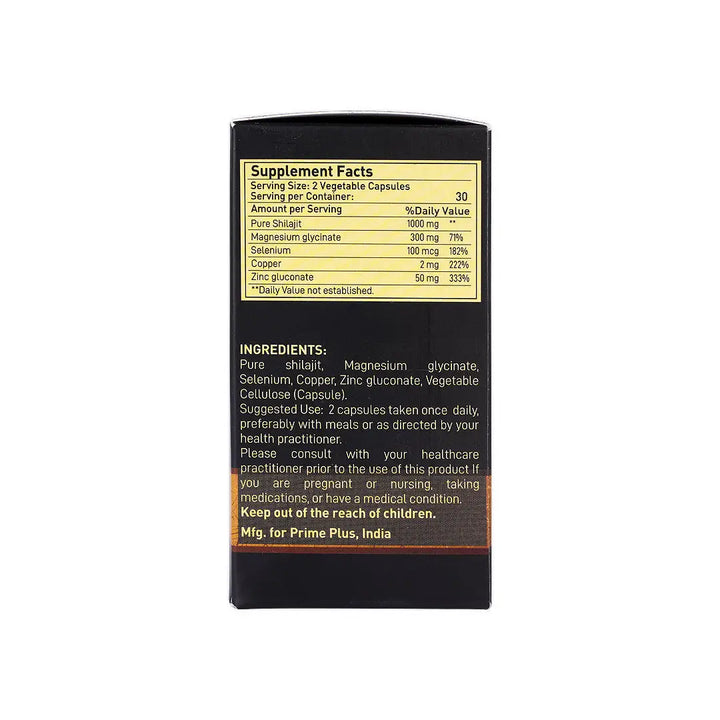 52385-Shilajit Plus 60 Veg Capsules +5