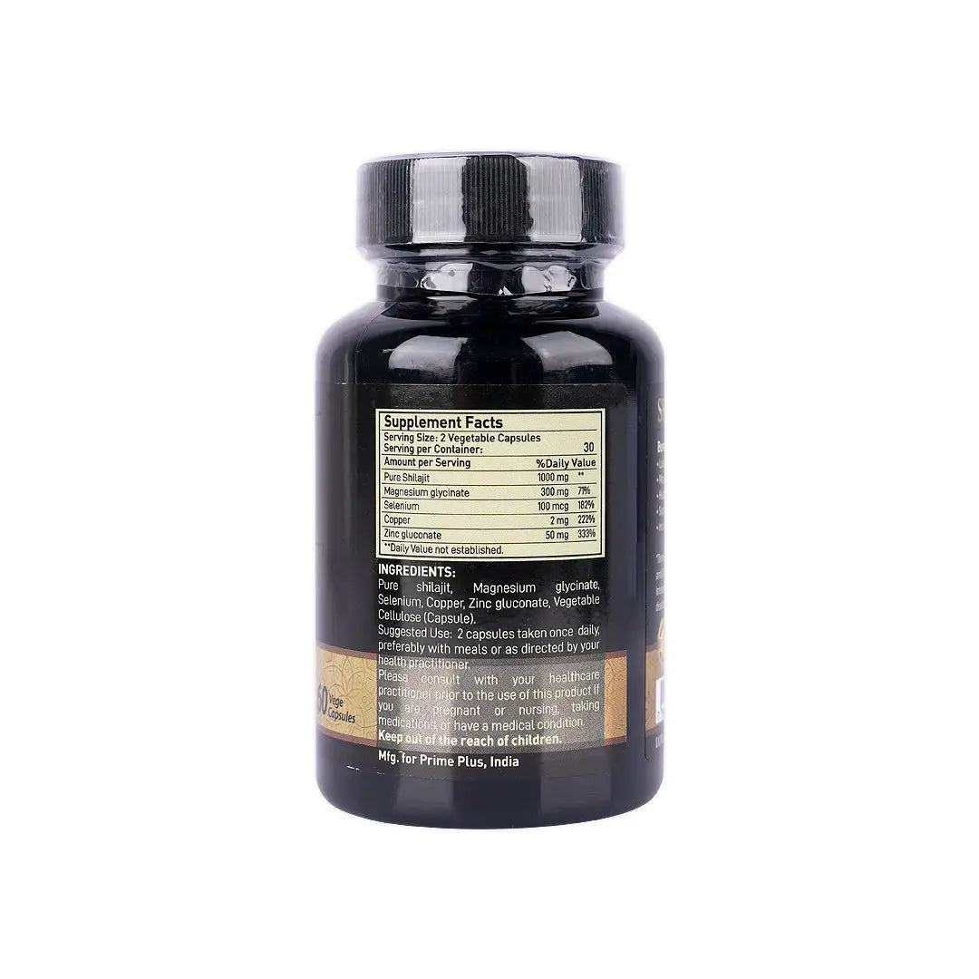 52385-Shilajit Plus 60 Veg Capsules +3